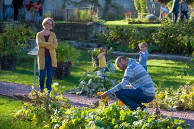 gita di famiglia vicino a Saumur