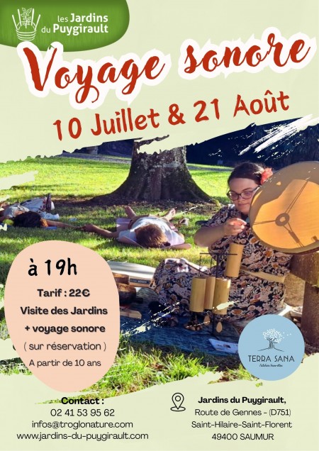Voyage sonore aux Jardins