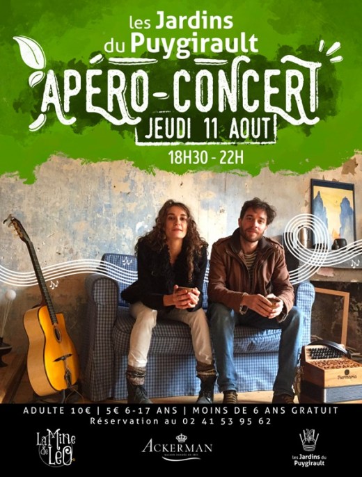 Aperitif concert with La Mine de Léo