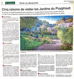 5 raisons de visiter les Jardins du Puygirault