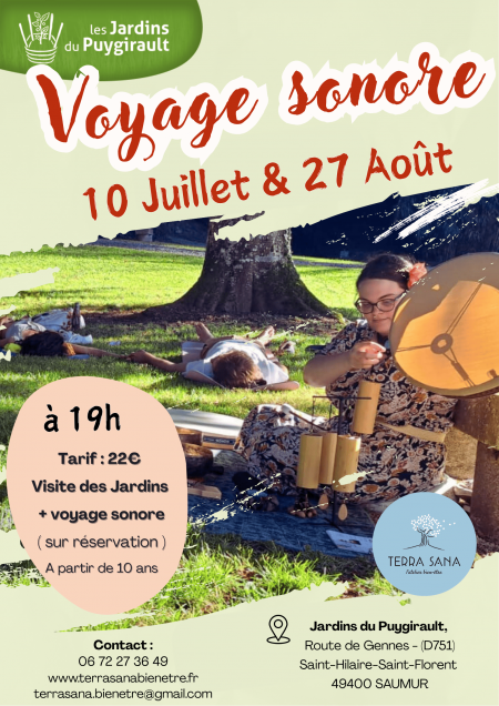 Voyage sonore aux Jardins